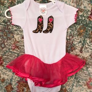 Kiddie Korral Boot Onesie NWOT